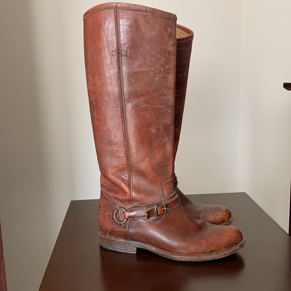 FRYE Phillip ring tall riding boots